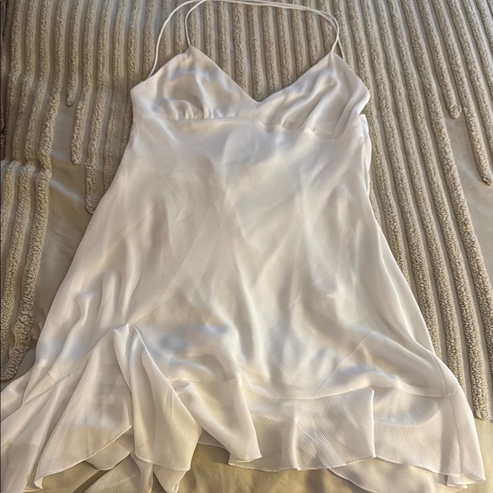 Zara White Slip Dress